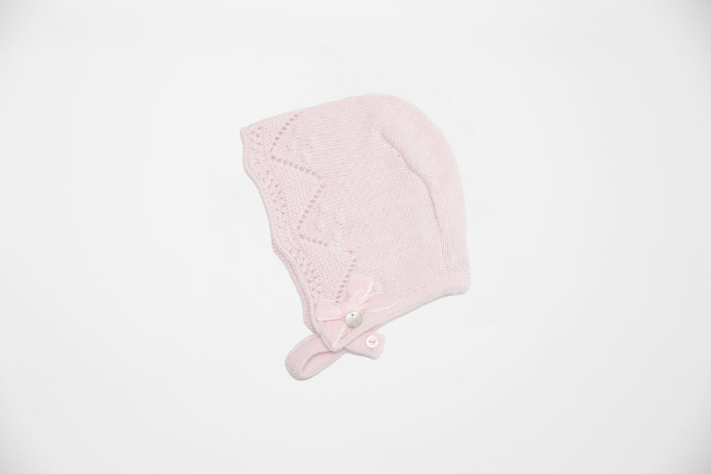 Capota lacito rosa recién nacida | Dr Kid by Charanga