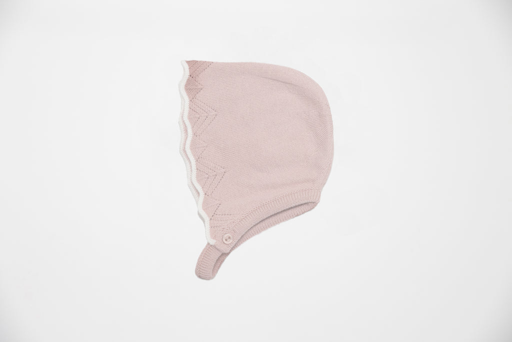 Capota rosa de tricot recién nacida | Dr Kid by Charanga