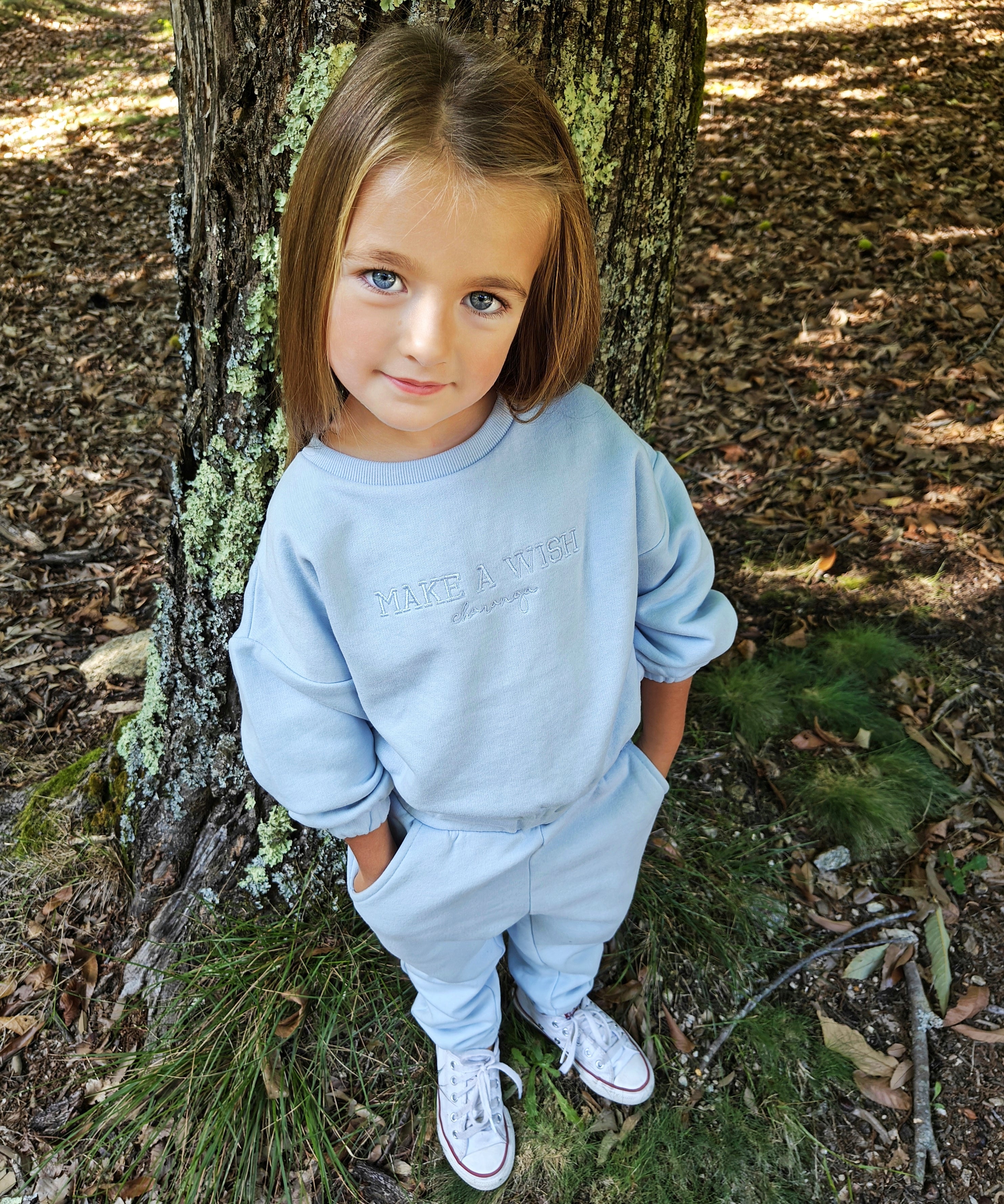 Pantalón de niña celeste Charanga