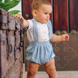 Conjunto ranita topo celeste bebé