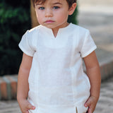 Conjunto de bebe ranita beige