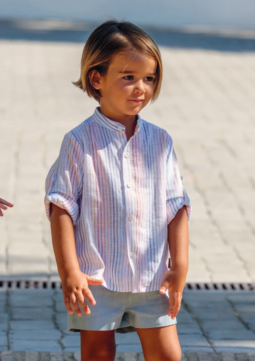 Camisa niño de rayas