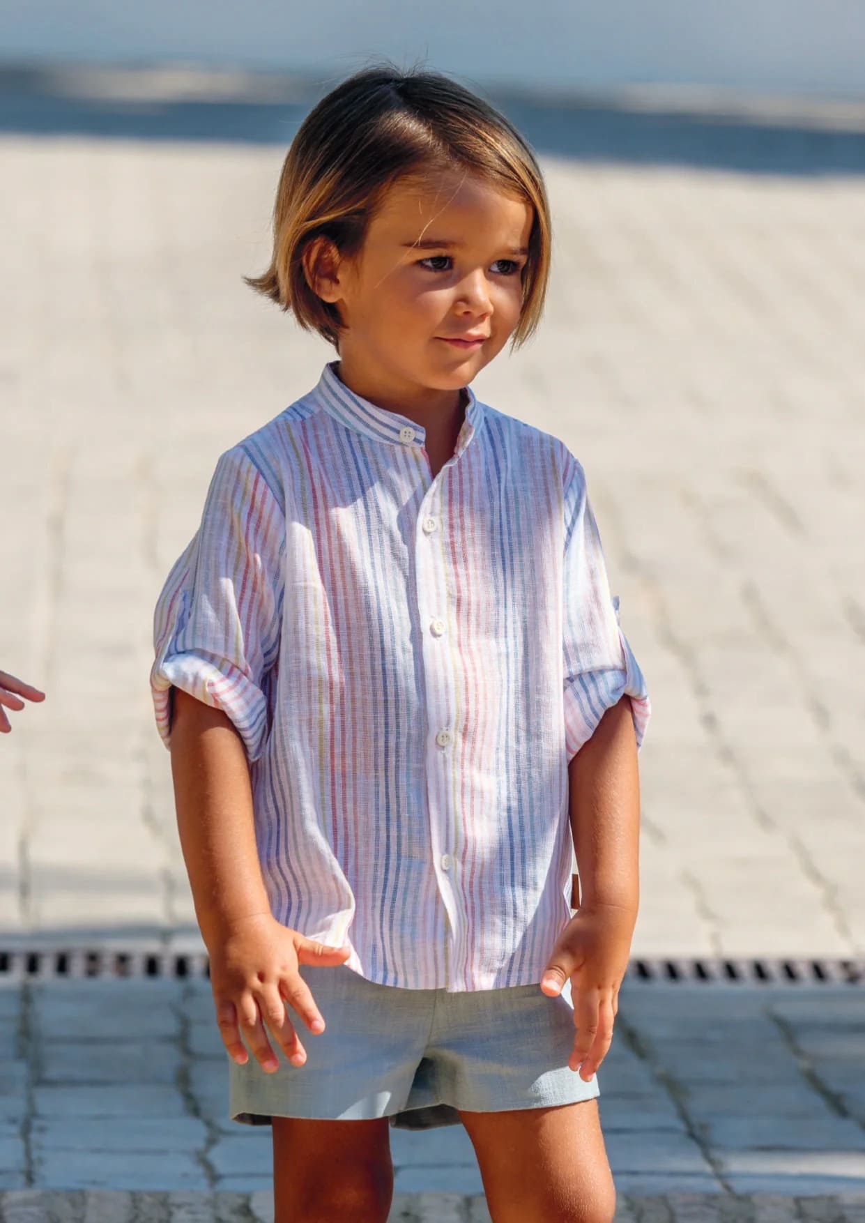 Camisa niño de rayas