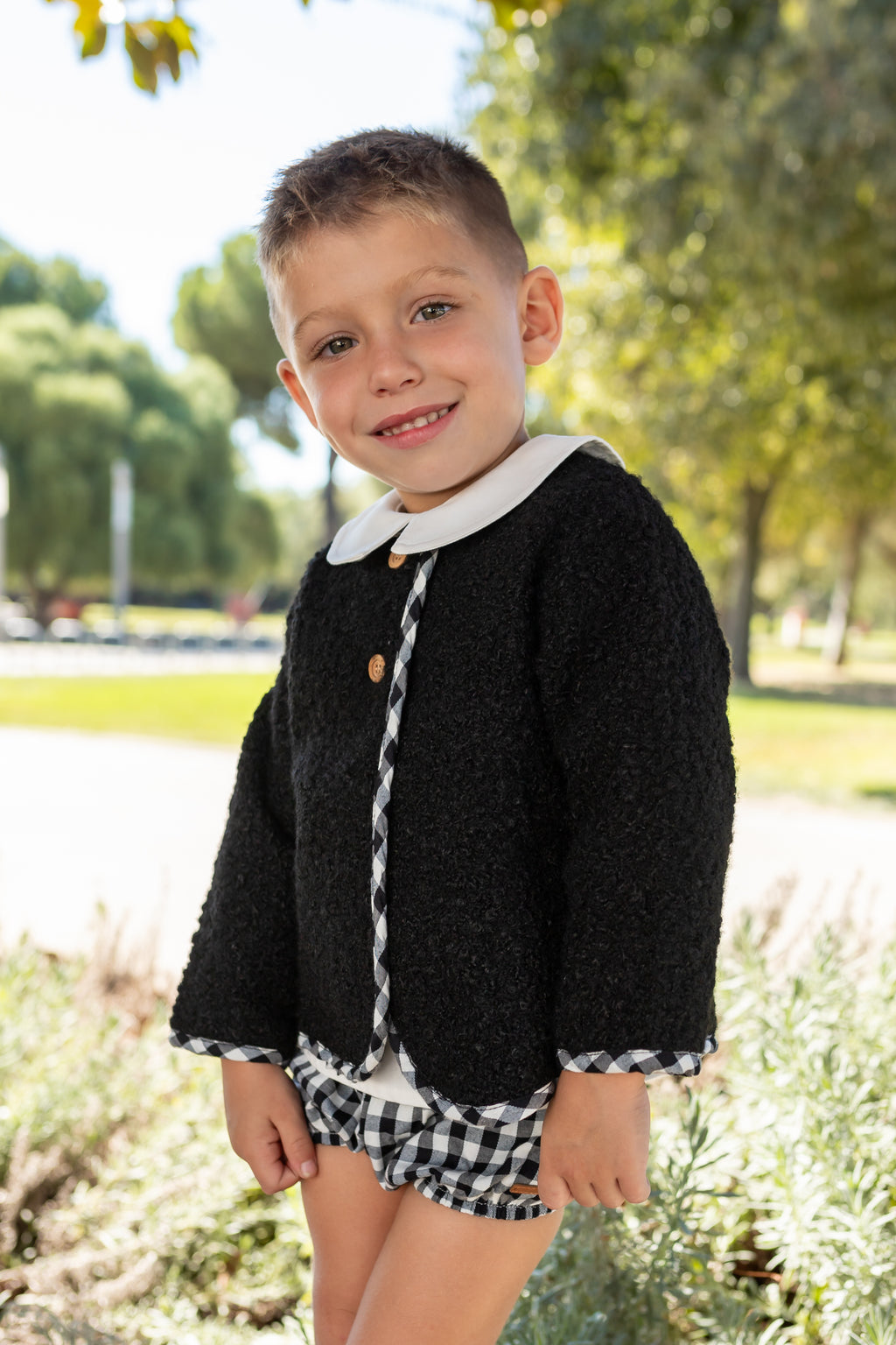 Abrigo de bebé color negro Cocote & Charanga Charanga