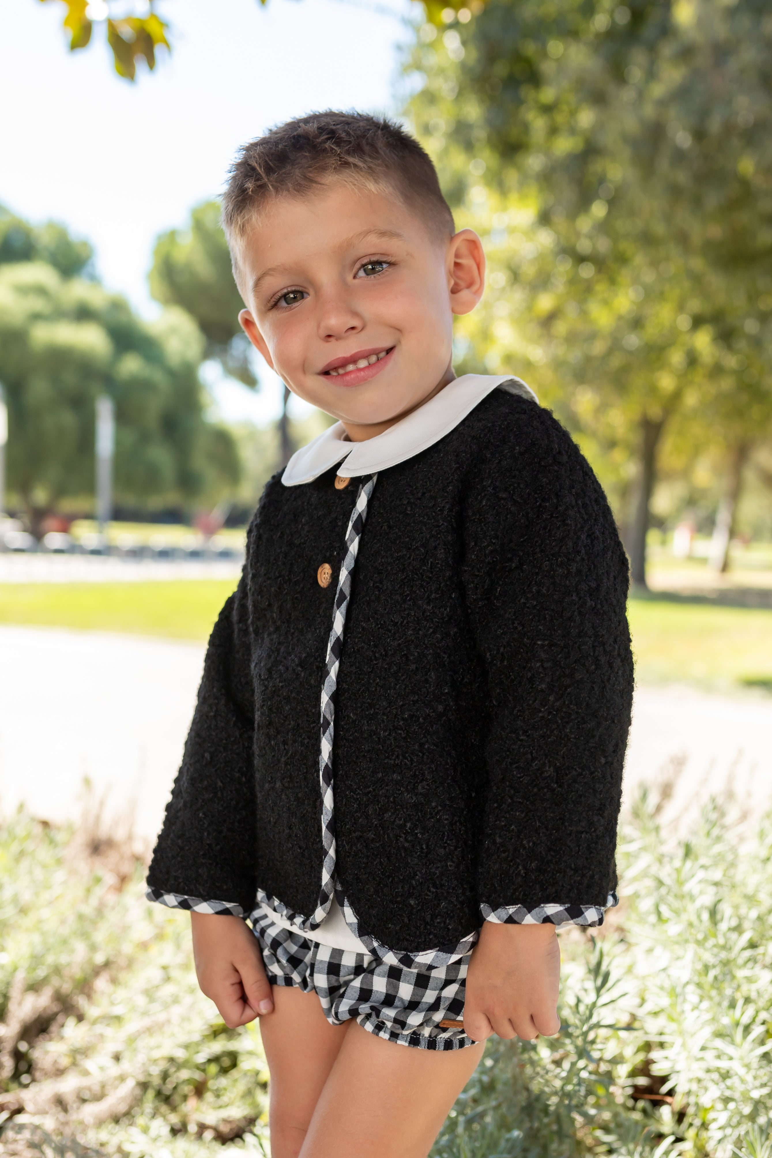 Abrigo de bebé color negro Cocote & Charanga Charanga