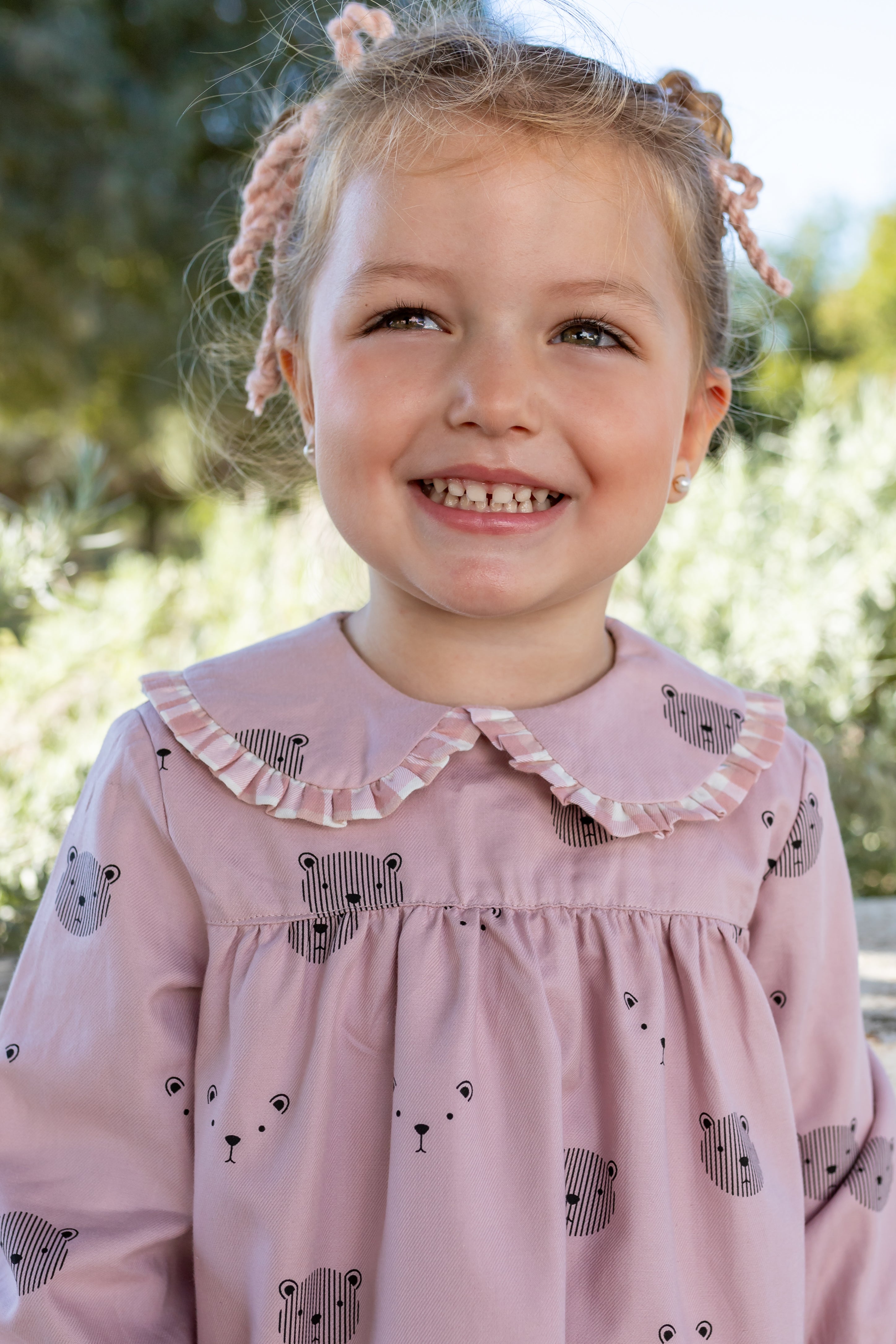 Vestido de bebe rosa Cocote & Charanga Charanga