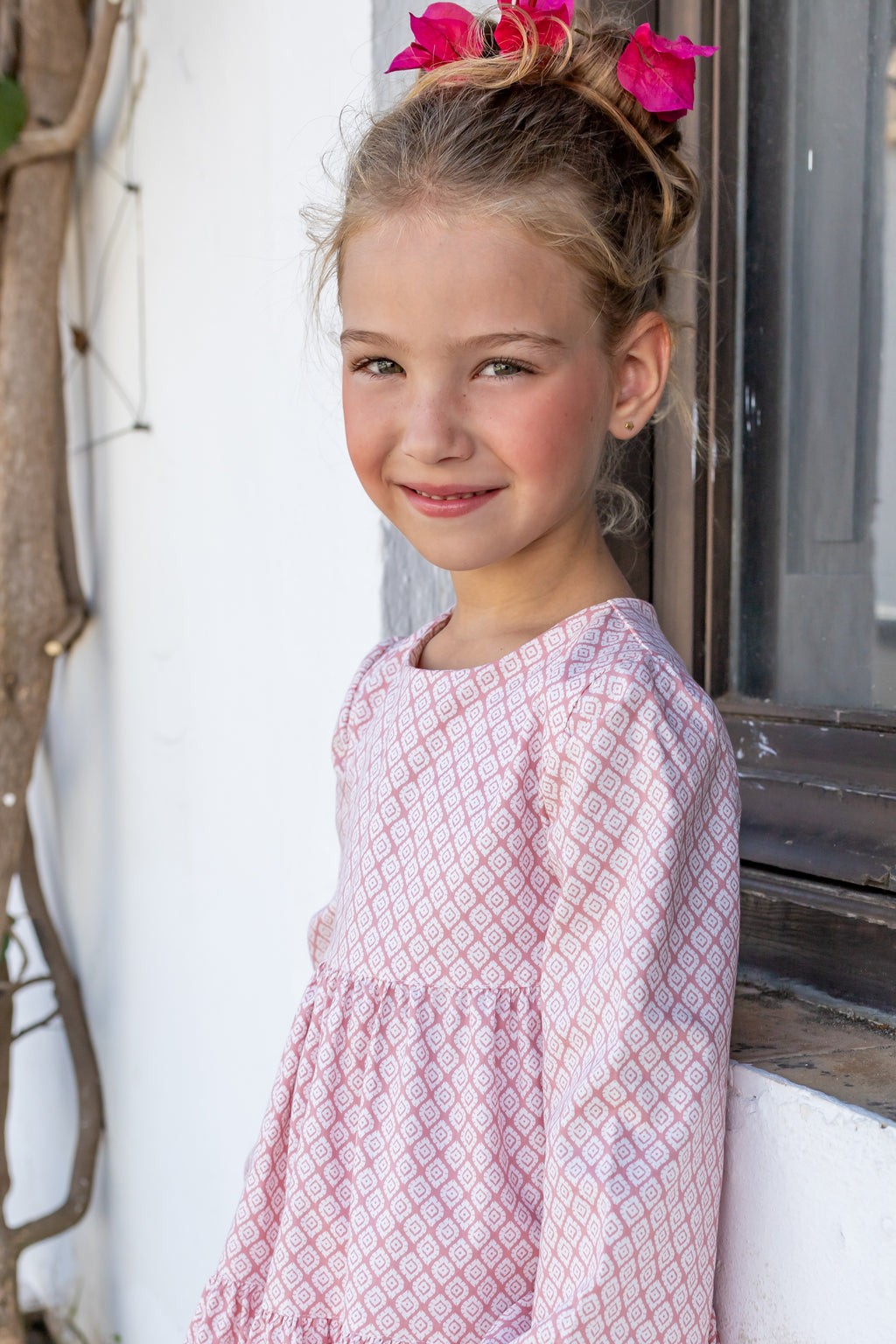 Vestido de niña rosa Cocote & Charanga Charanga
