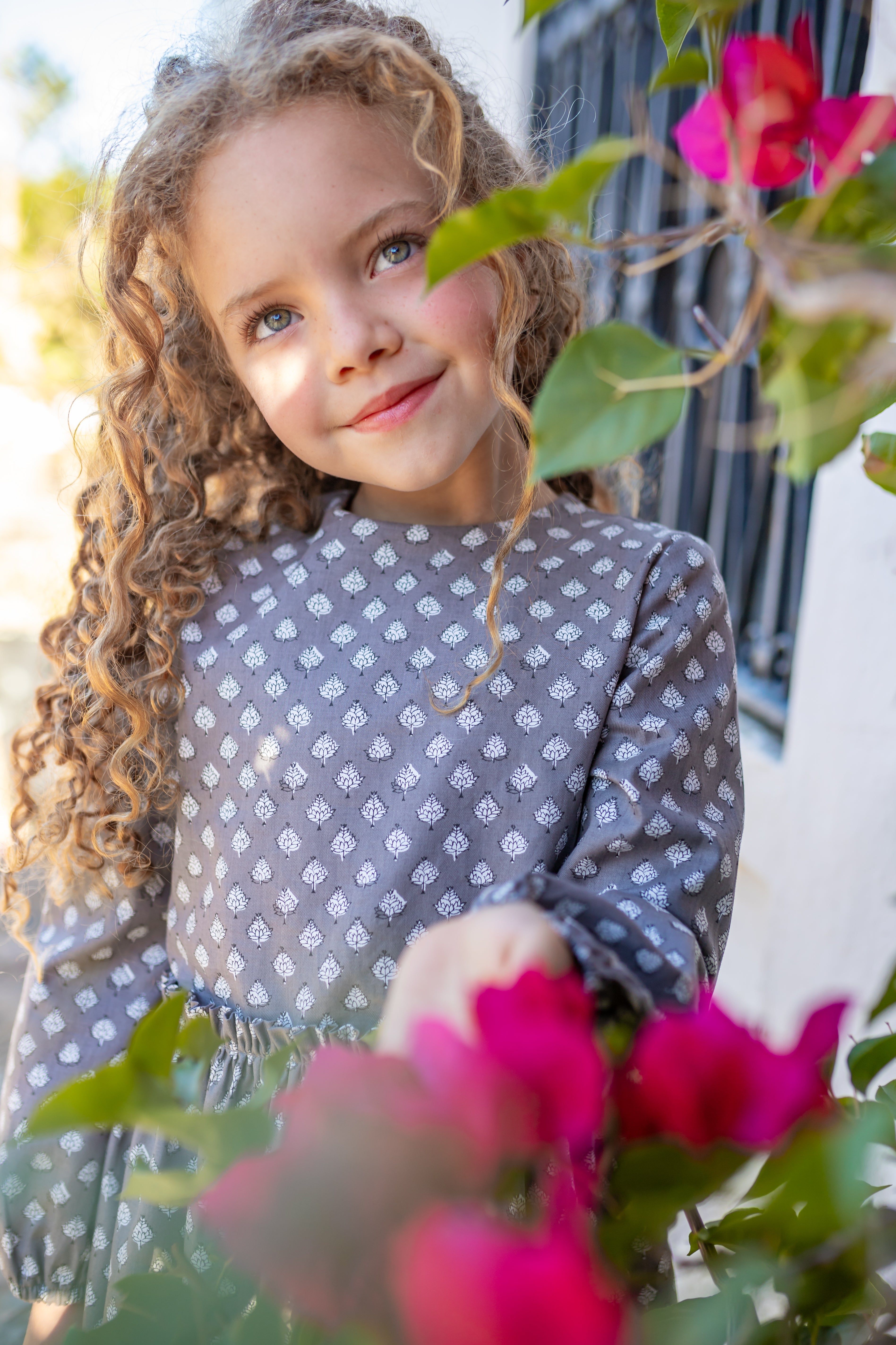 Vestido de niña gris Cocote & Charanga Charanga