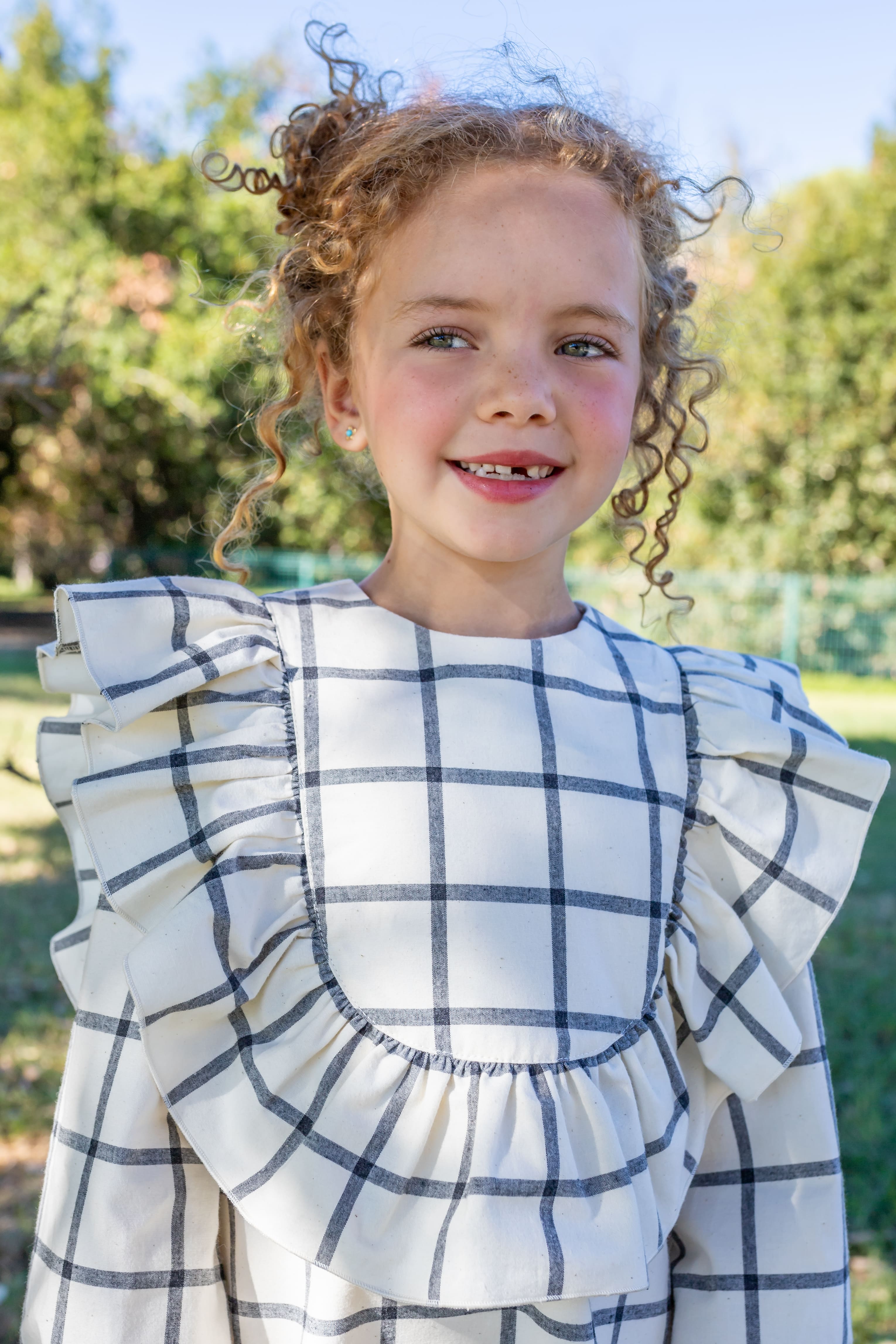 Vestido de niña crudo Cocote & Charanga