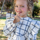 Vestido de niña crudo Cocote & Charanga