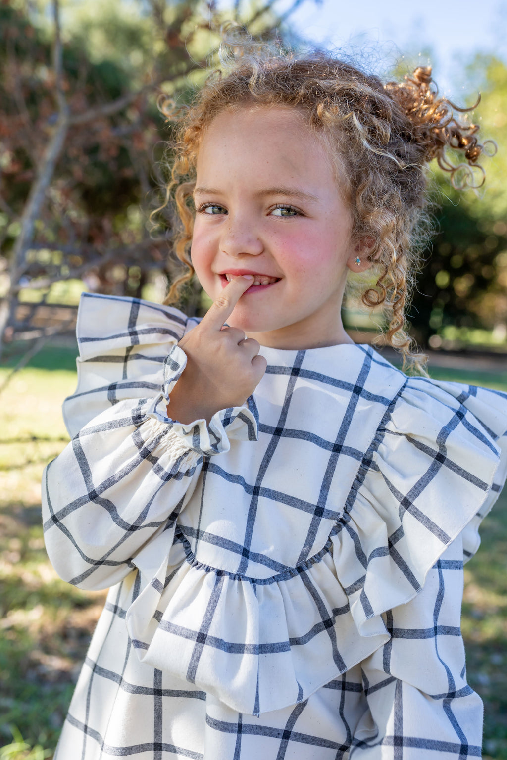 Vestido de niña crudo Cocote & Charanga