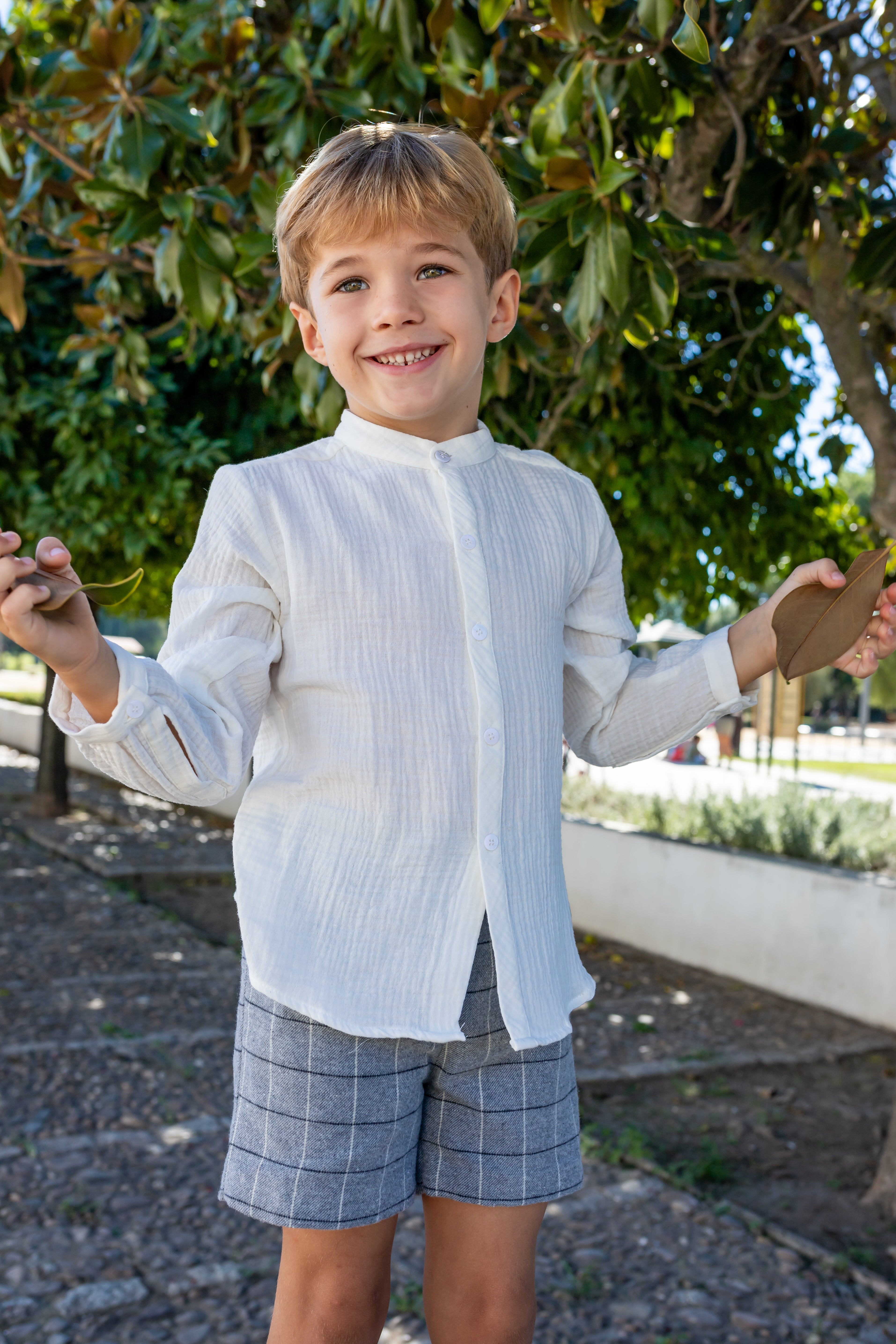 Conjunto de niño gris Cocote & Charanga Charanga