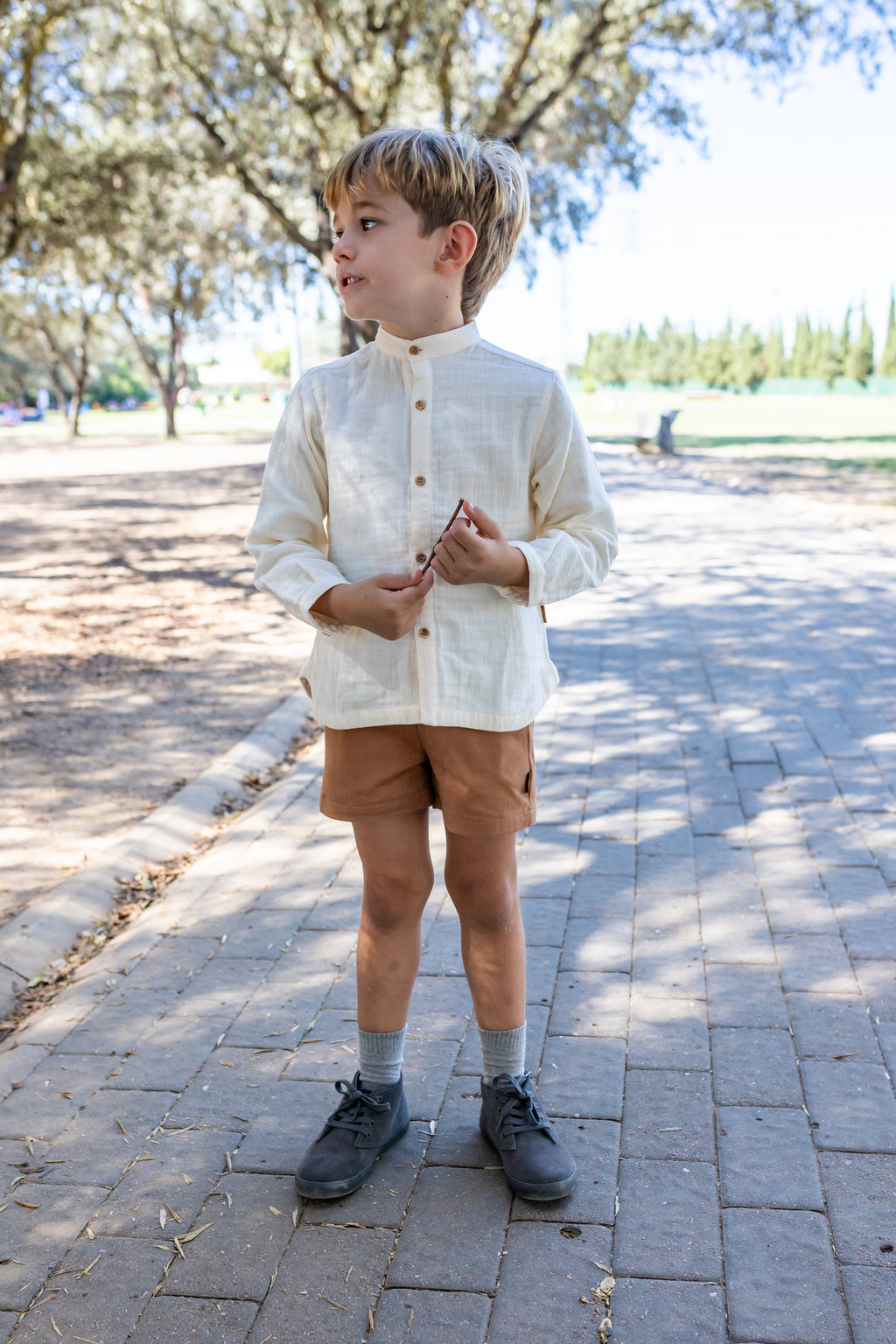 Bermuda de niño kaki Cocote & Charanga Charanga