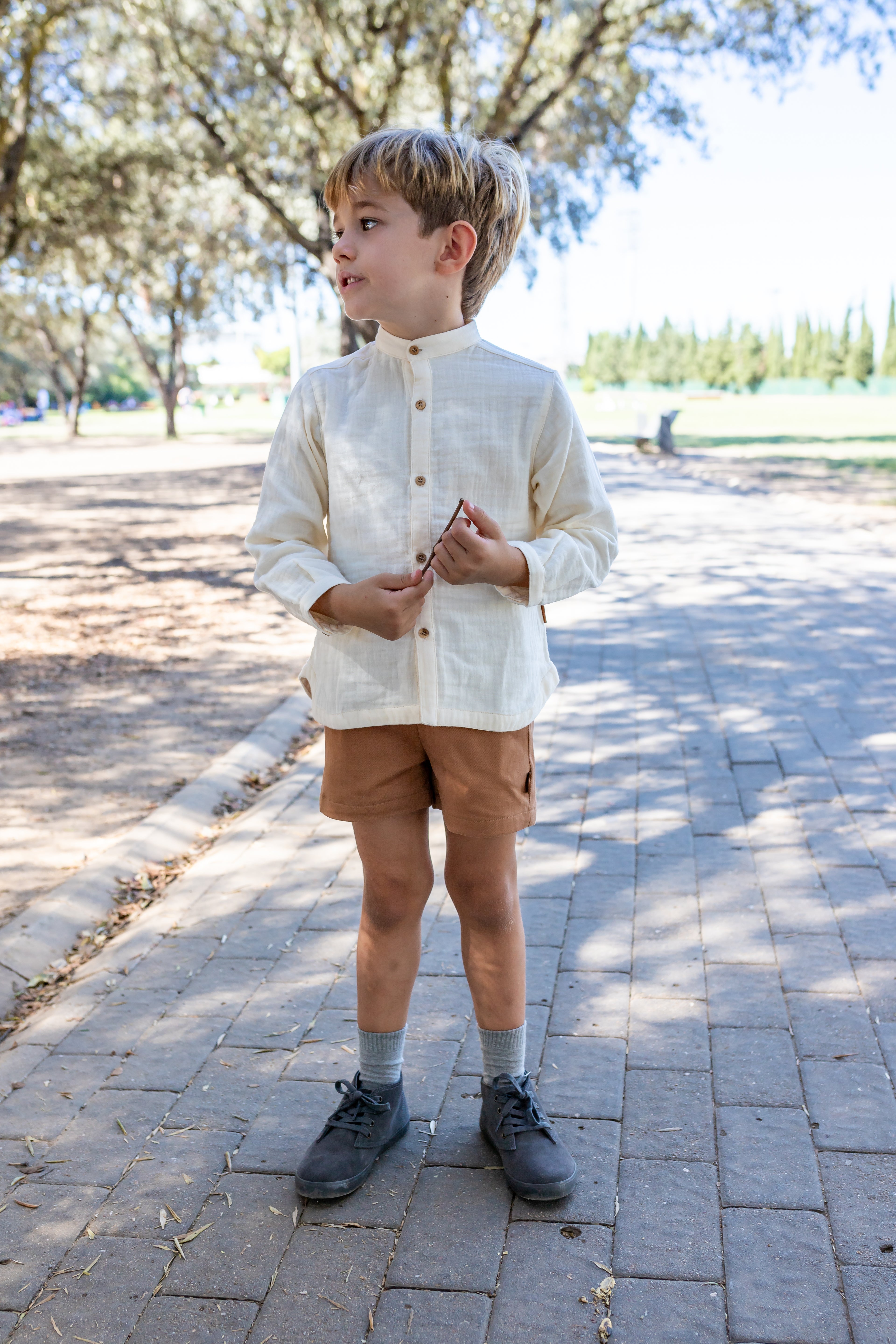 Bermuda de niño kaki Cocote & Charanga Charanga