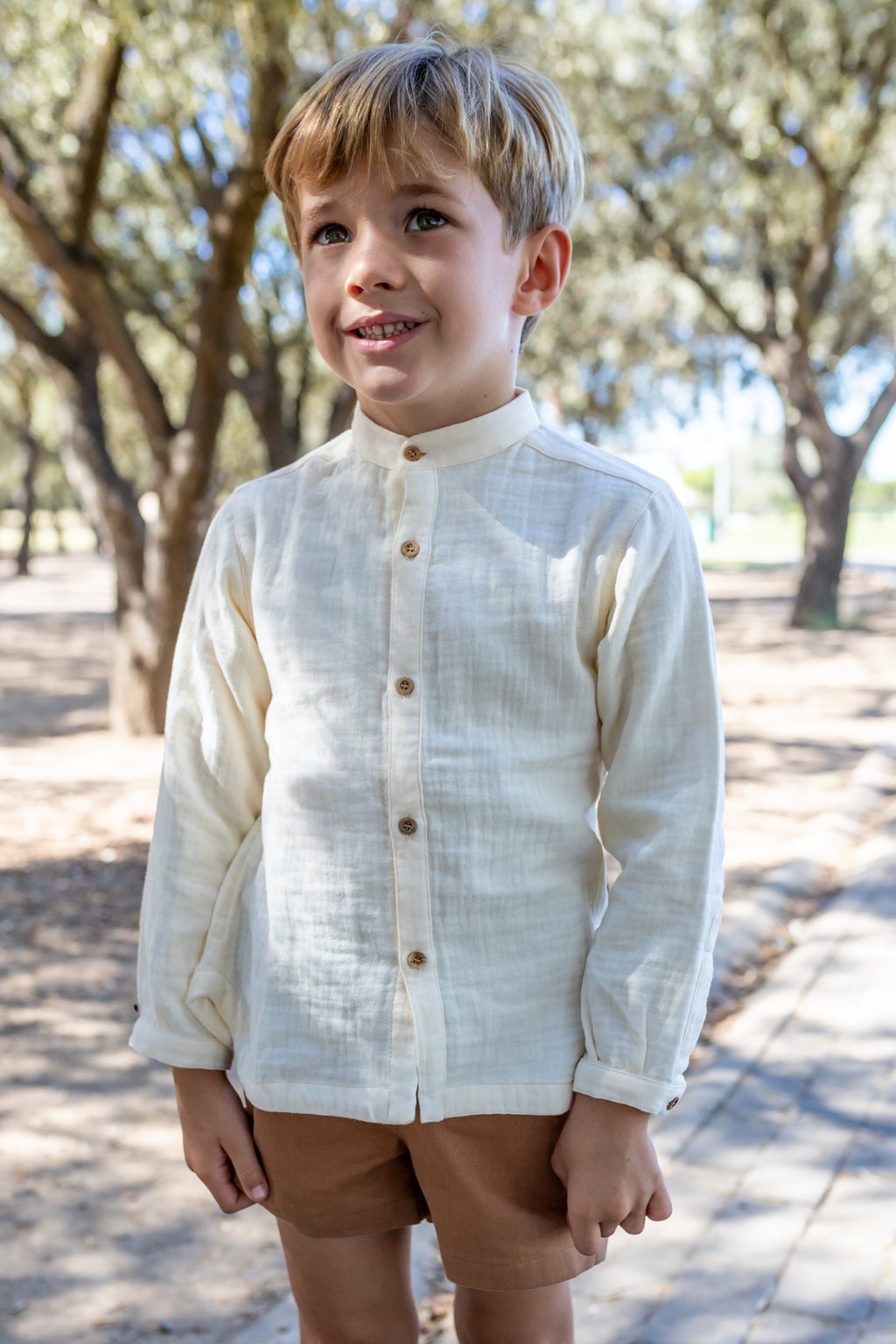 Bermuda de niño kaki Cocote & Charanga Charanga