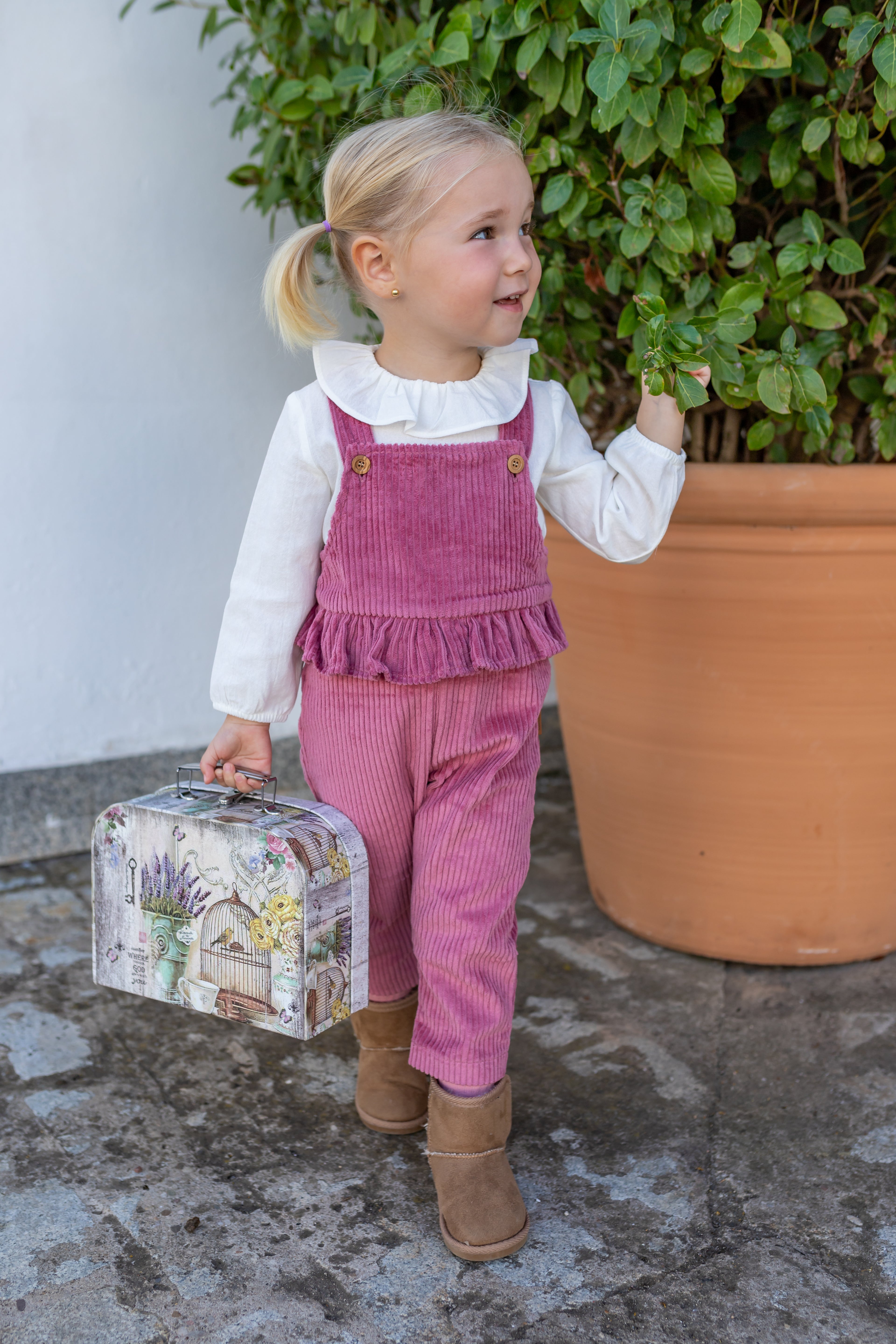 Peto de bebé rosa Cocote & Charanga Charanga