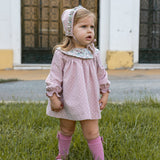 Vestido de bebé rosa Cocote & Charanga