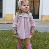 Vestido de bebé rosa Cocote & Charanga