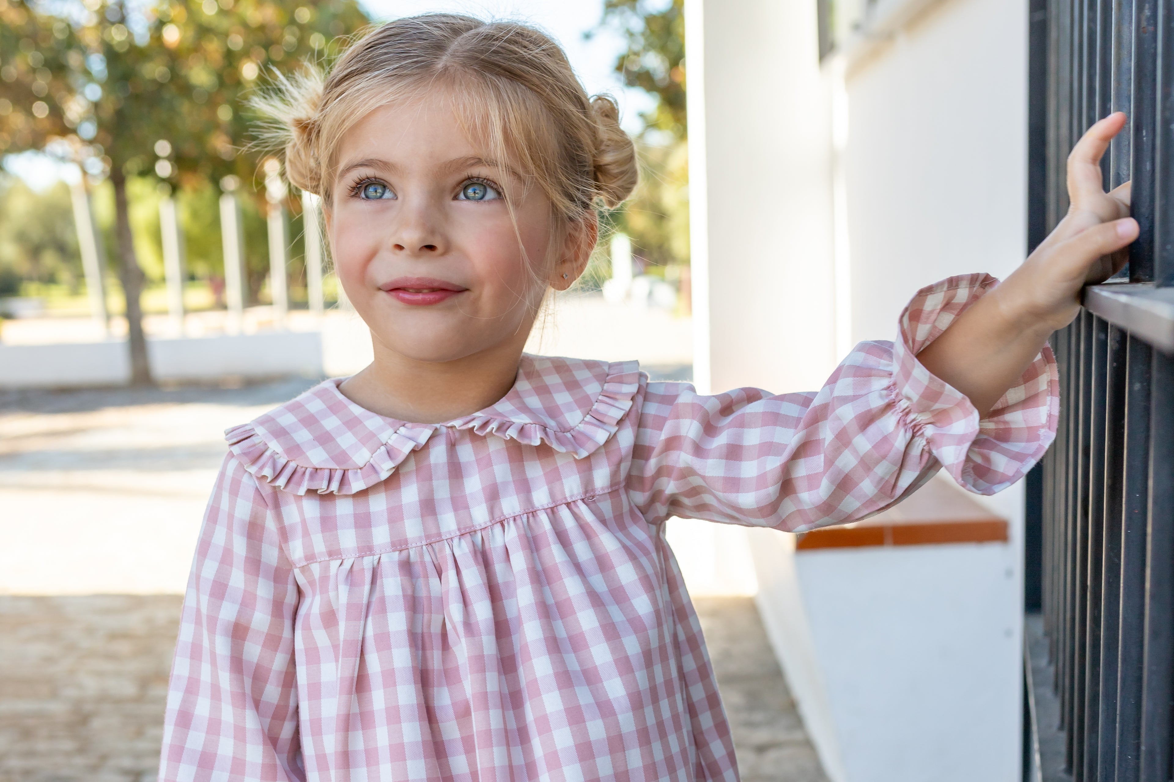 Vestido de bebé rosa Cocote & Charanga Charanga