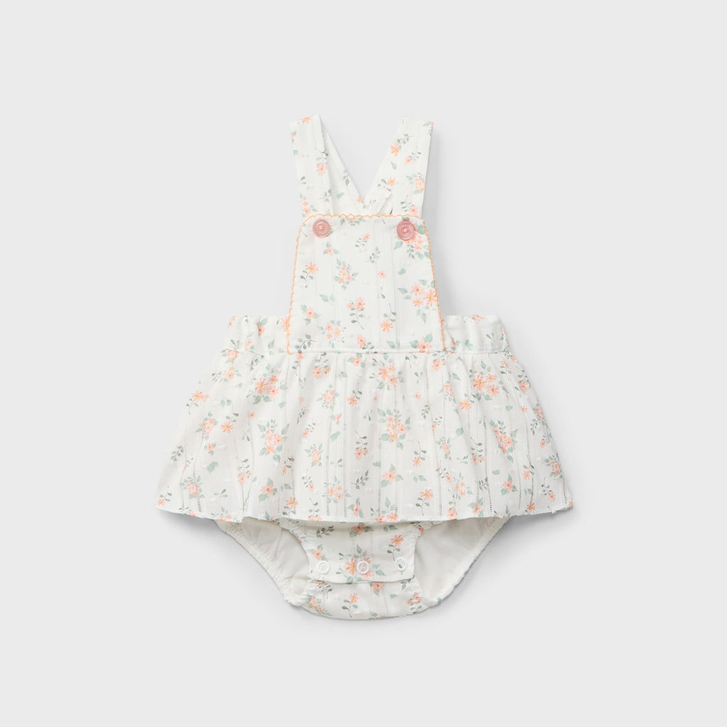 Peto floral con volante recién nacida | Dr. Kid by Charanga