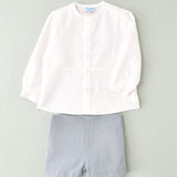 Pantalón corto niño azul