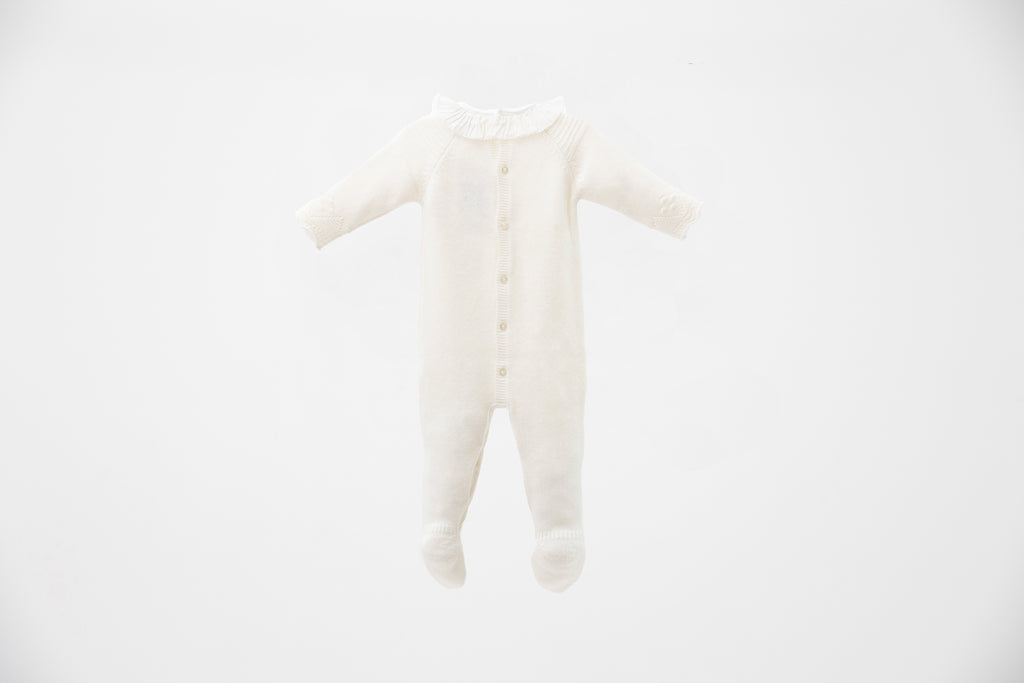 Pelele crudo de punto tricot recién nacido | Dr. Kid by Charanga