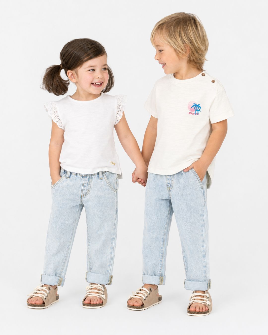 Pantalón tejano bebé unisex - 06-09M en Charanga