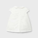Vestido lino blanco recién nacida