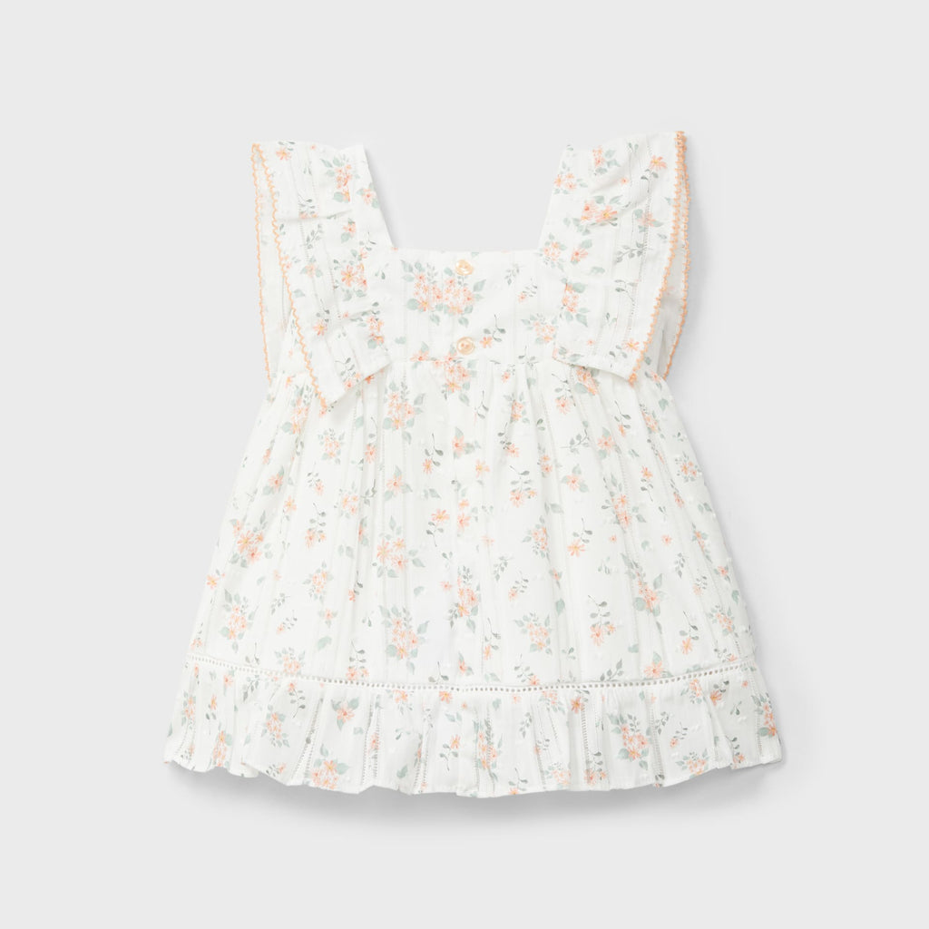 Vestido floral plumeti recién nacida | Dr. Kid by Charanga