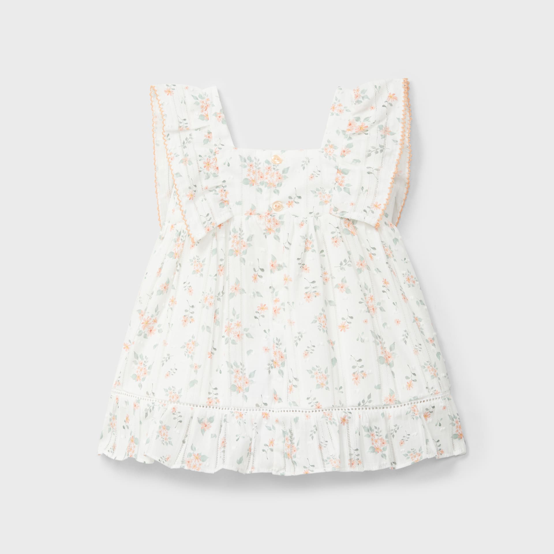 Vestido floral plumeti recién nacida | Dr. Kid by Charanga