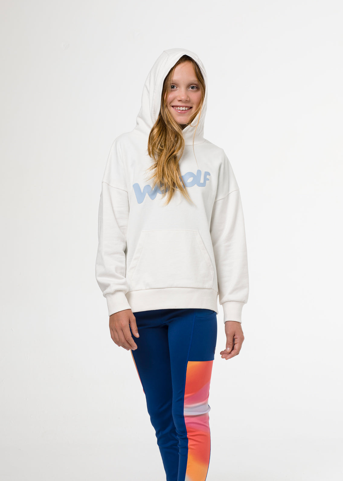 Hoodie blanca Wekolf