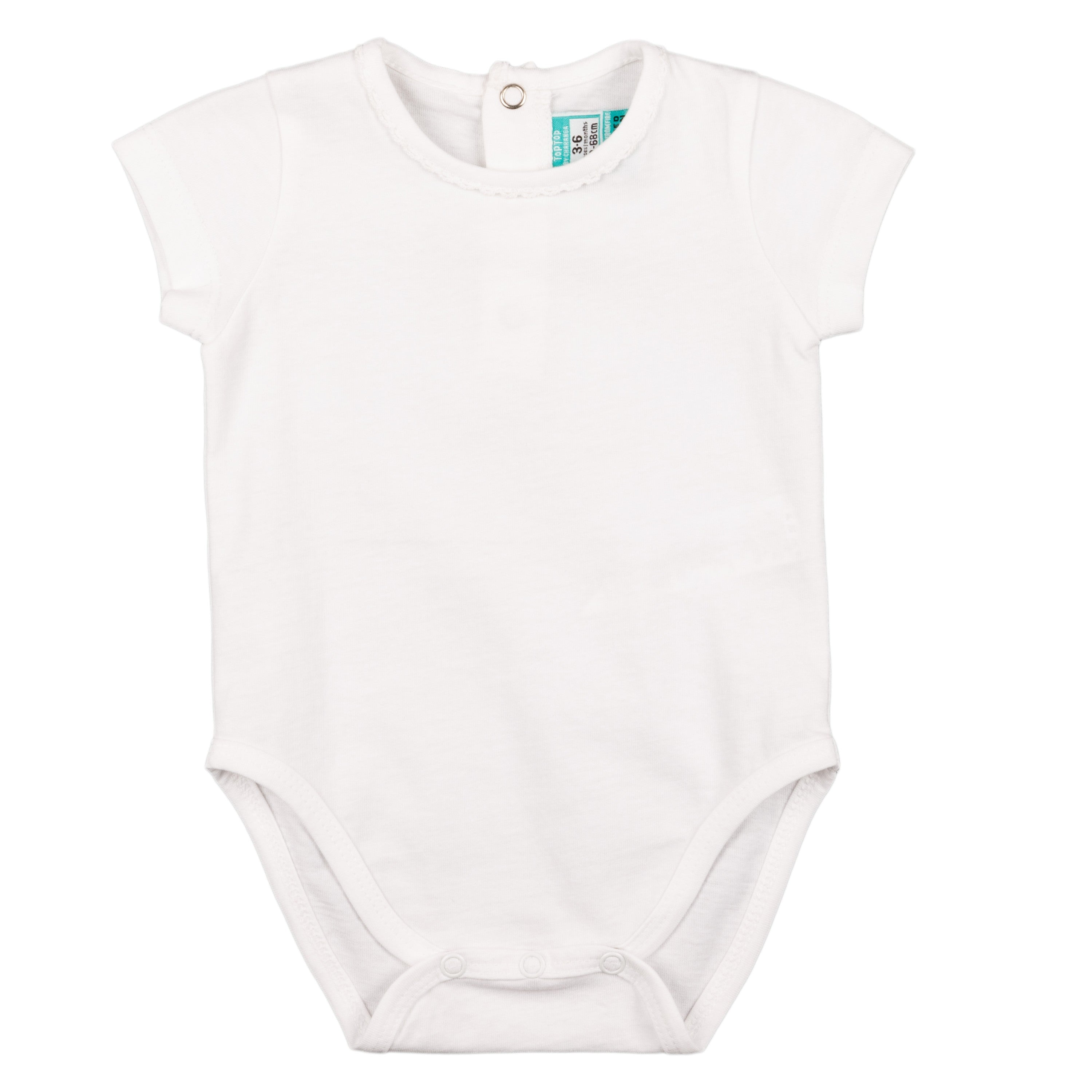 Body de bebé color blanco VERANO/Outlet