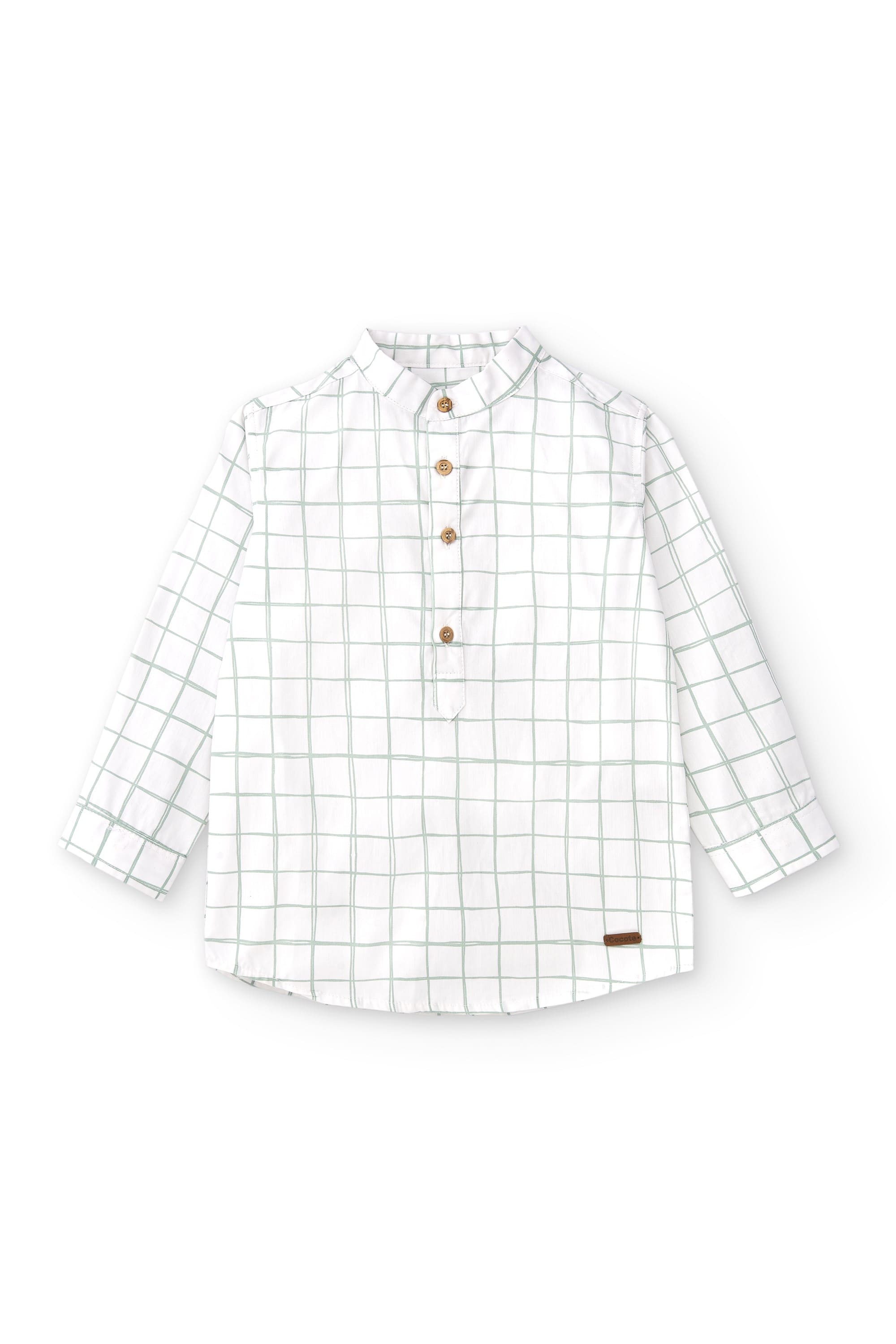 Camisa de niño verde Cocote & Charanga