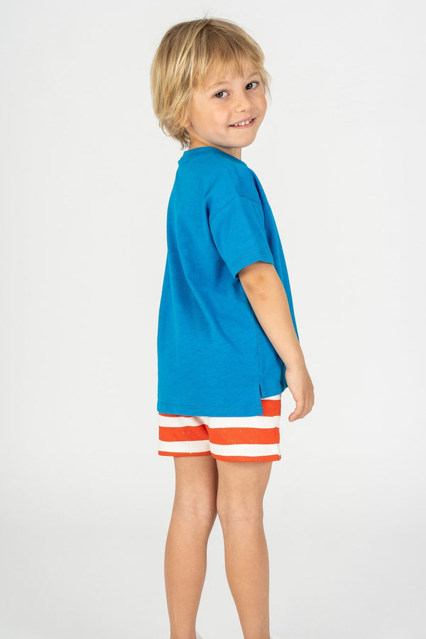 Short de bebé rayas rojo