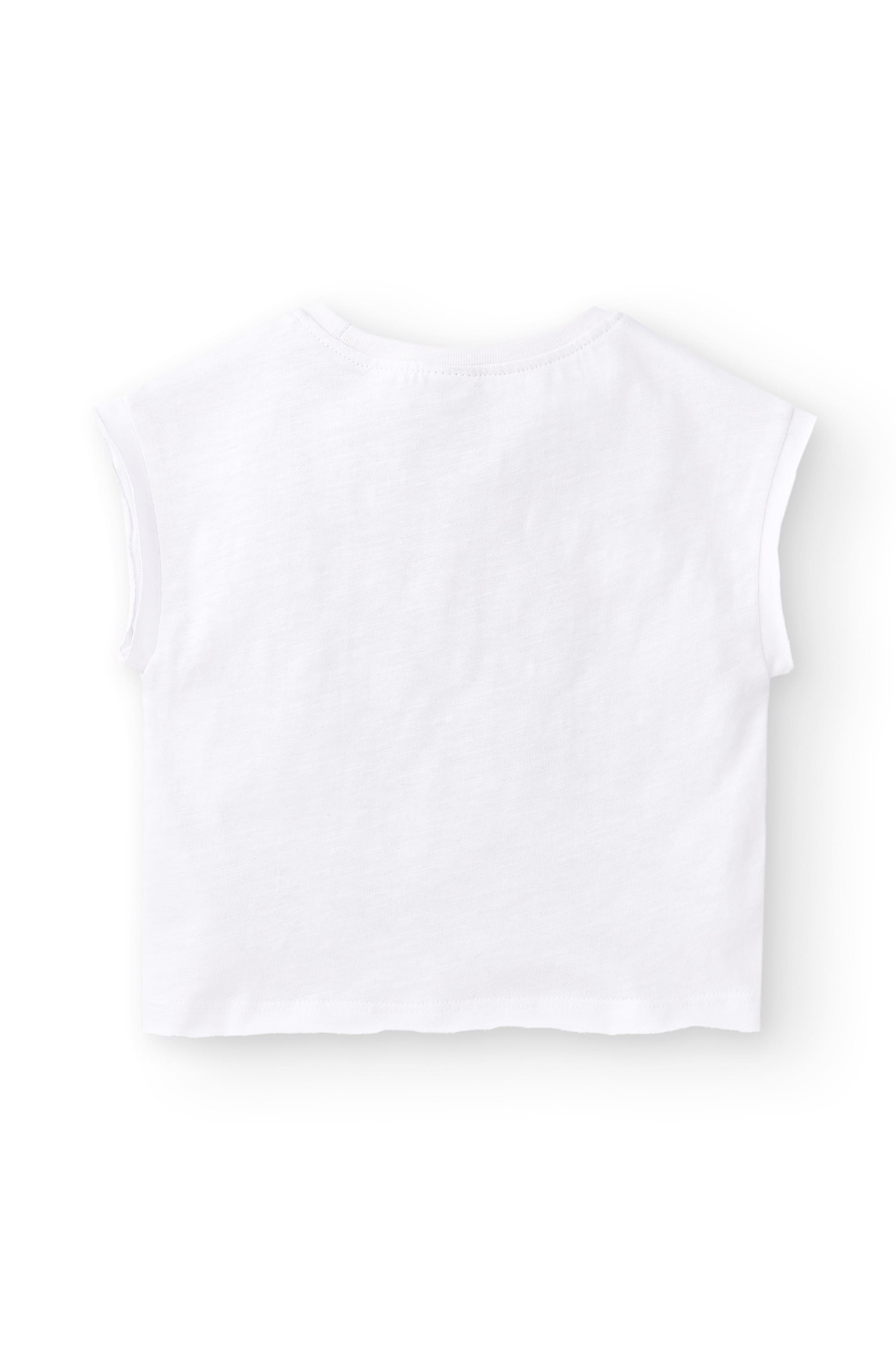 Camiseta de bebé niño color blanco