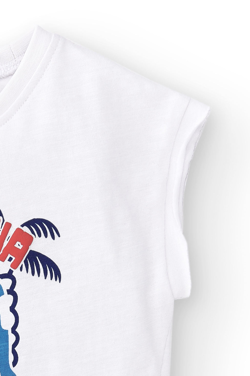 Camiseta de bebé niño color blanco