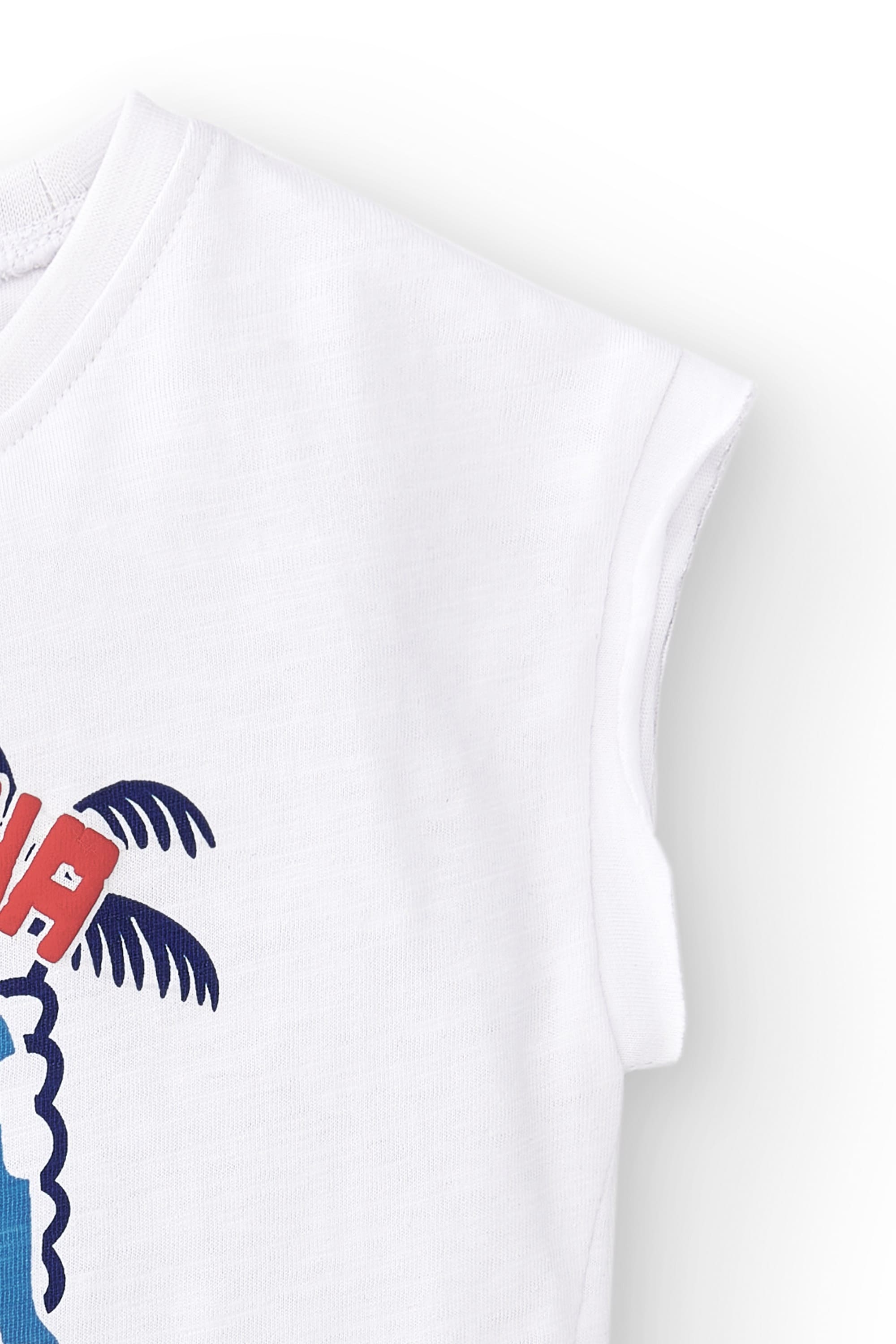 Camiseta de bebé niño color blanco