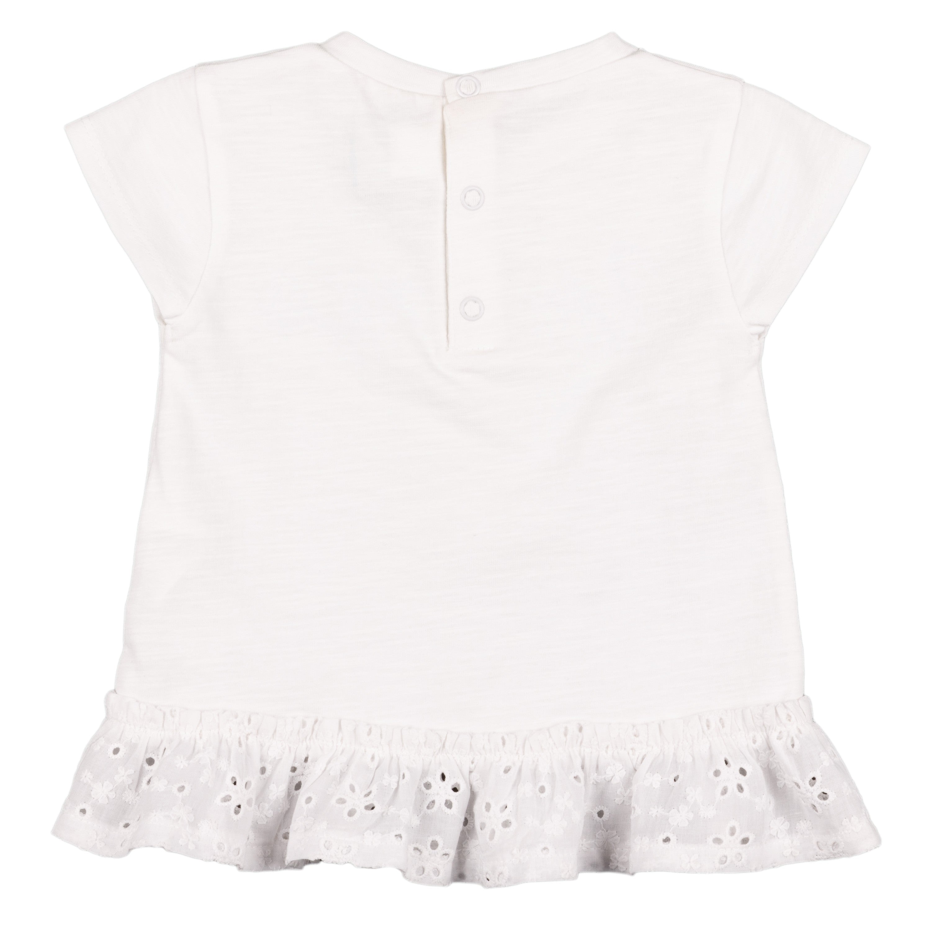 Camiseta de bebé color blanco VERANO/Outlet
