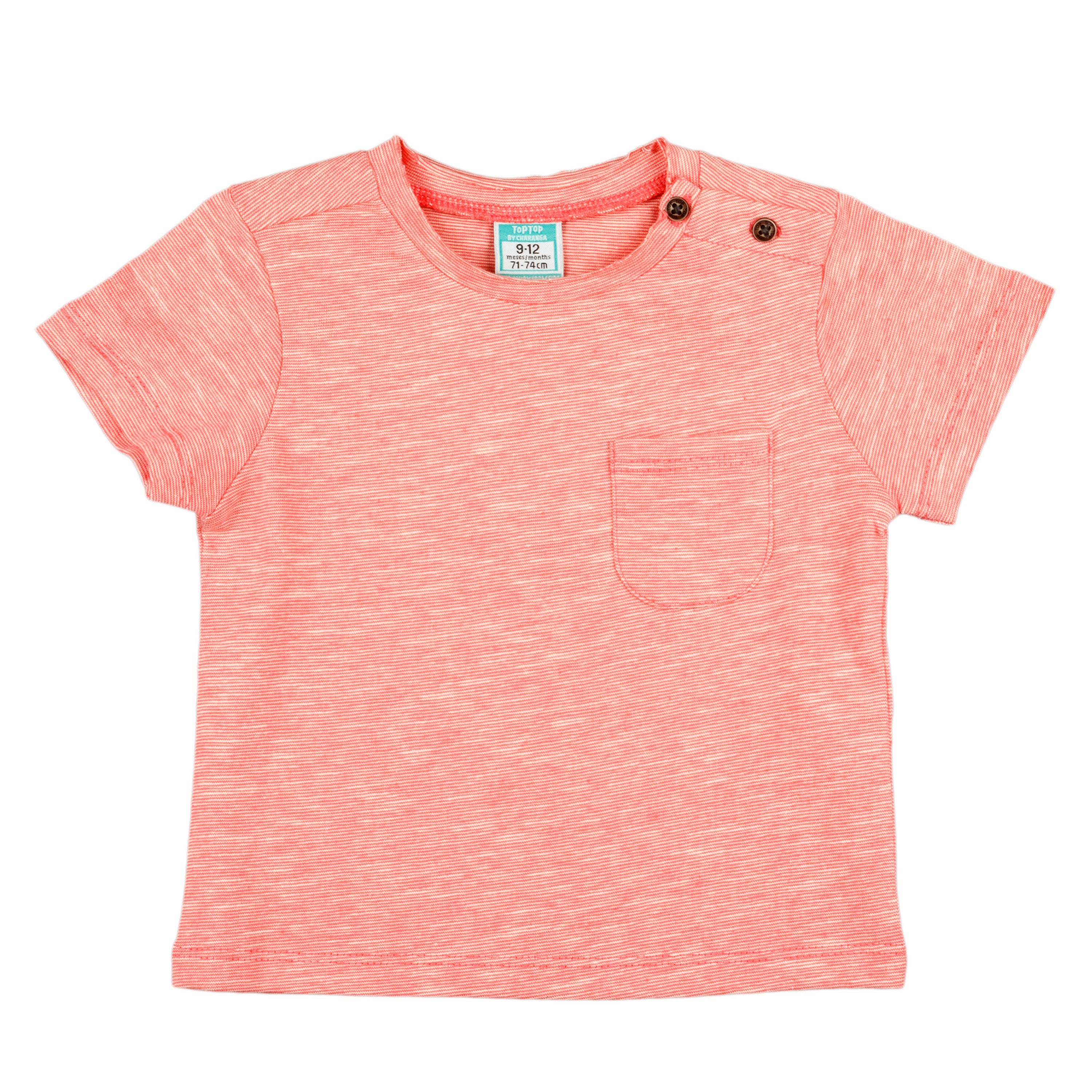 Camiseta de bebé coral VERANO/Outlet