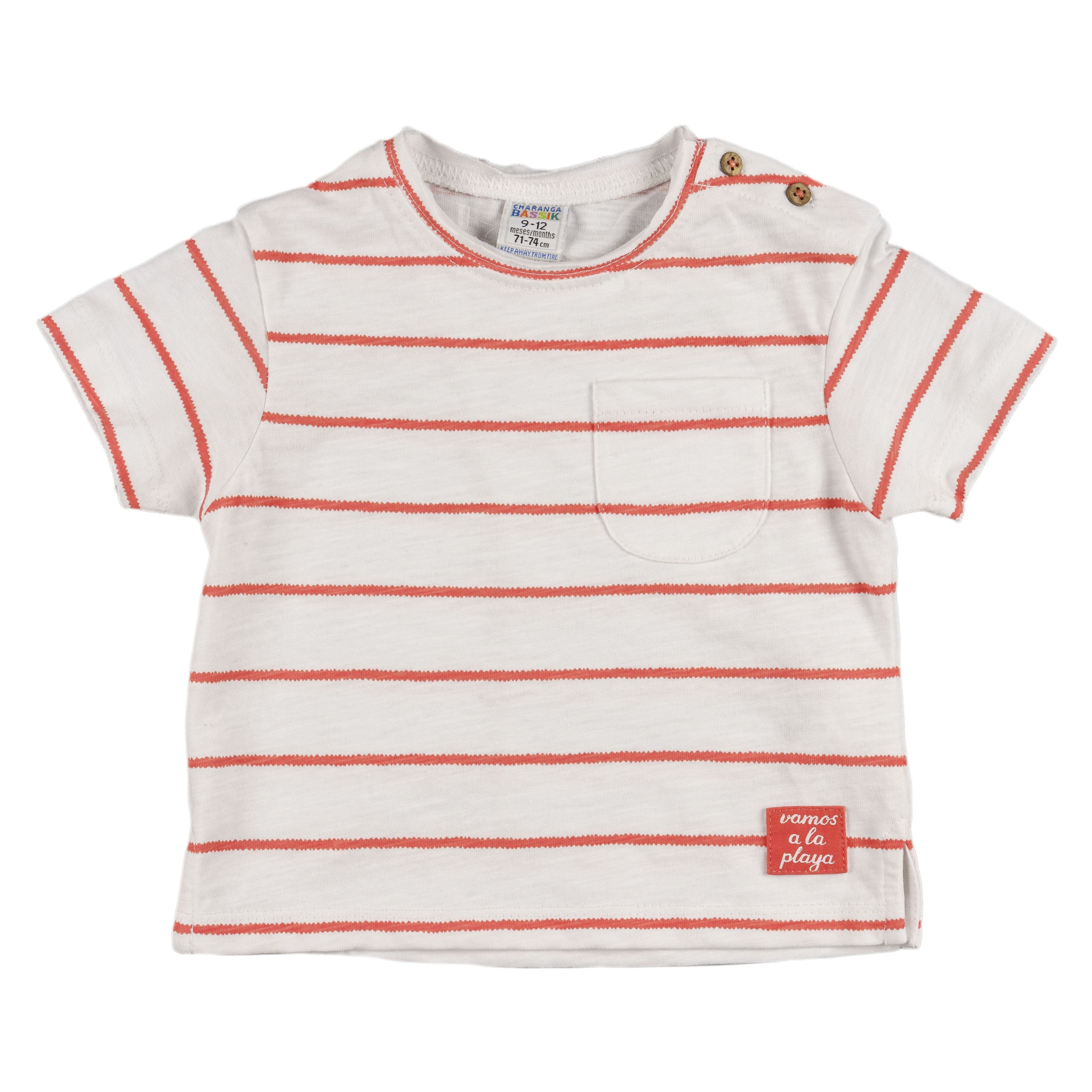 Coral baby t-shirt