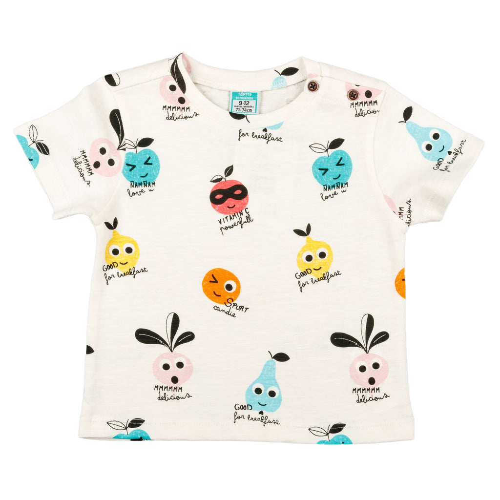 Camiseta de bebé en color crudo VERANO/Outlet