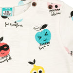 Camiseta de bebé en color crudo VERANO/Outlet