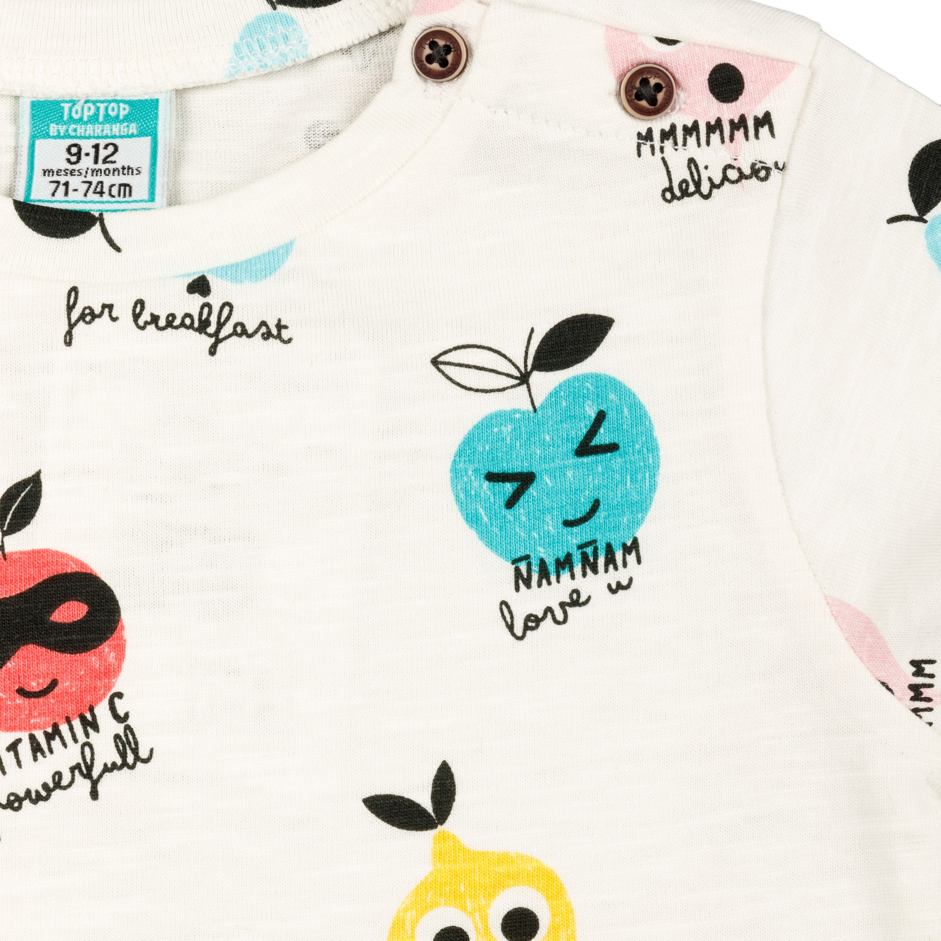 Camiseta de bebé en color crudo VERANO/Outlet