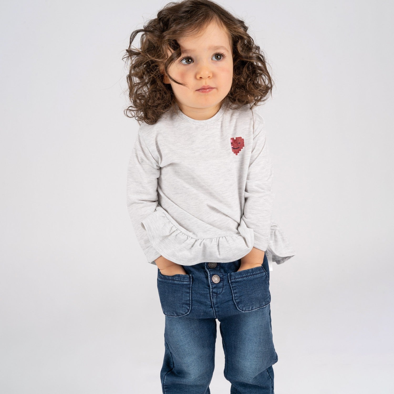 Camiseta de bebé color crudo Outlet