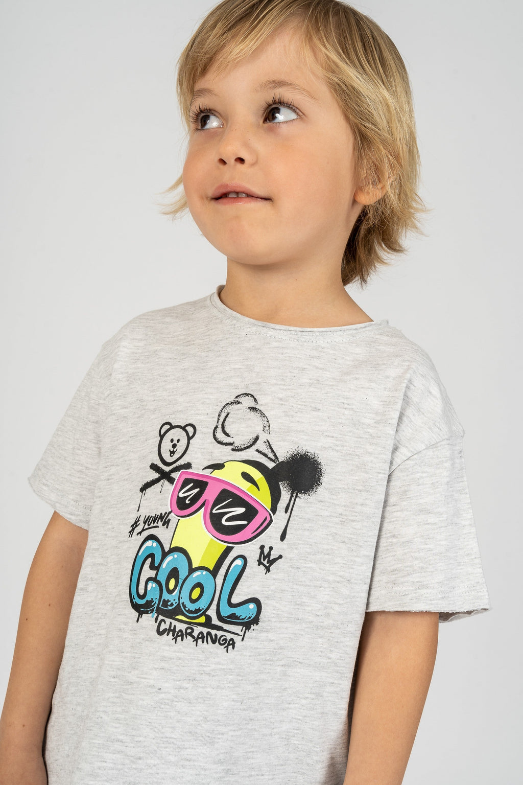 Camiseta de bebé gris VERANO/Outlet