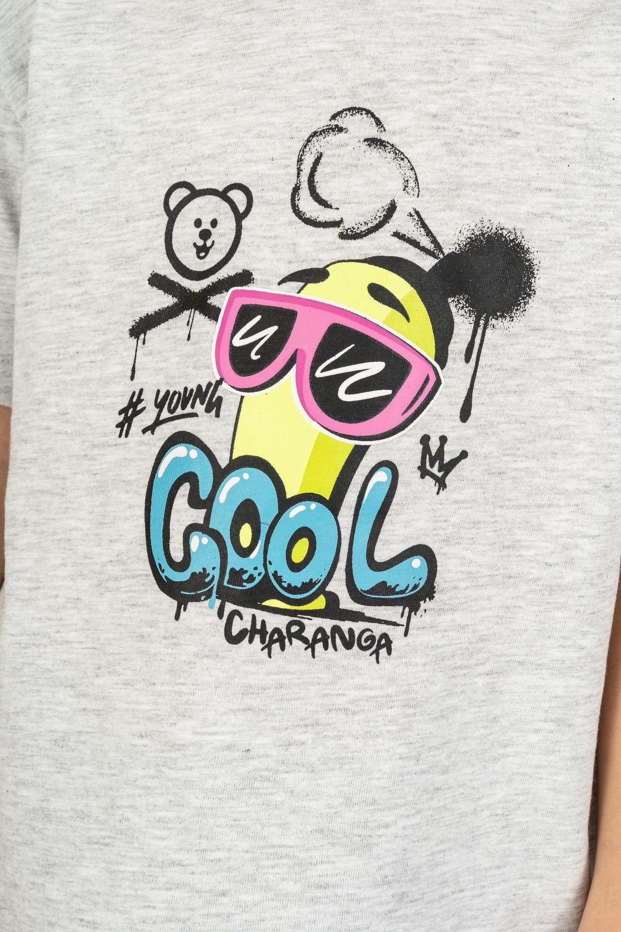 Camiseta de bebé gris VERANO/Outlet