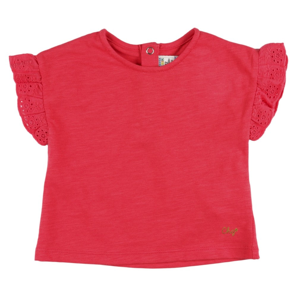Camiseta de bebé color rojo VERANO/Outlet