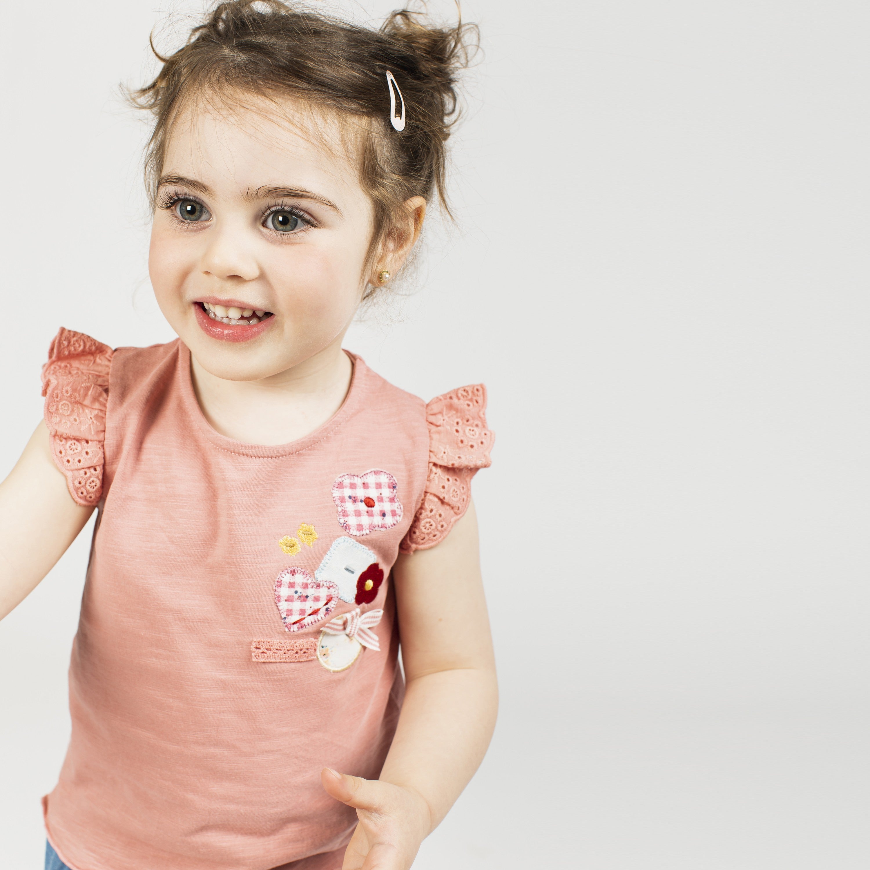 Camiseta de bebé rosa VERANO/Outlet