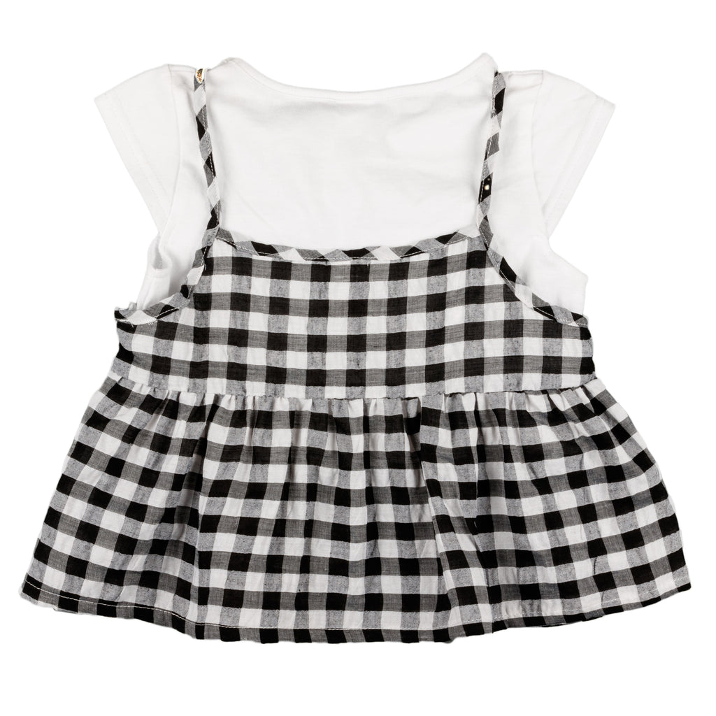 Camiseta de niña cuadro VERANO/Outlet