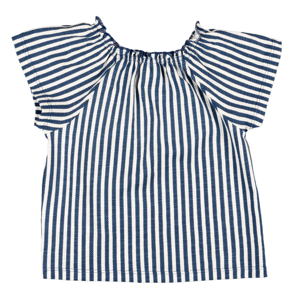 Camiseta de niña listado VERANO/Outlet